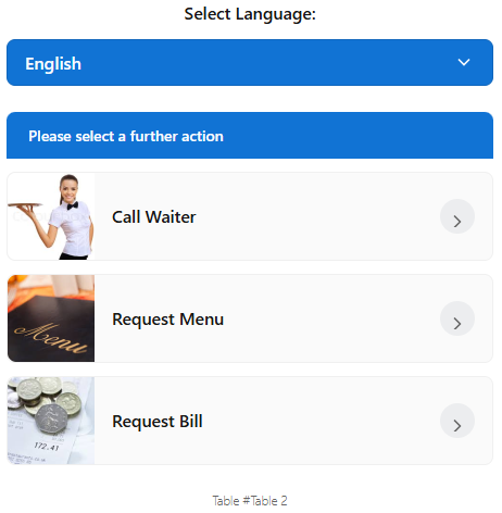 QR Service Belli ekraanipilt